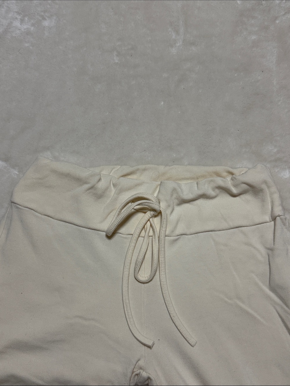 Amazon Cream Drawstring Lounge Pants - Picture 4 of 4